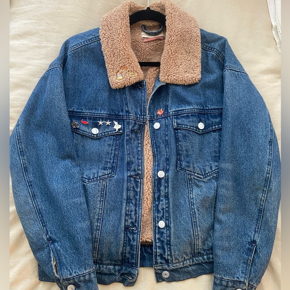 sherpa jean jacket